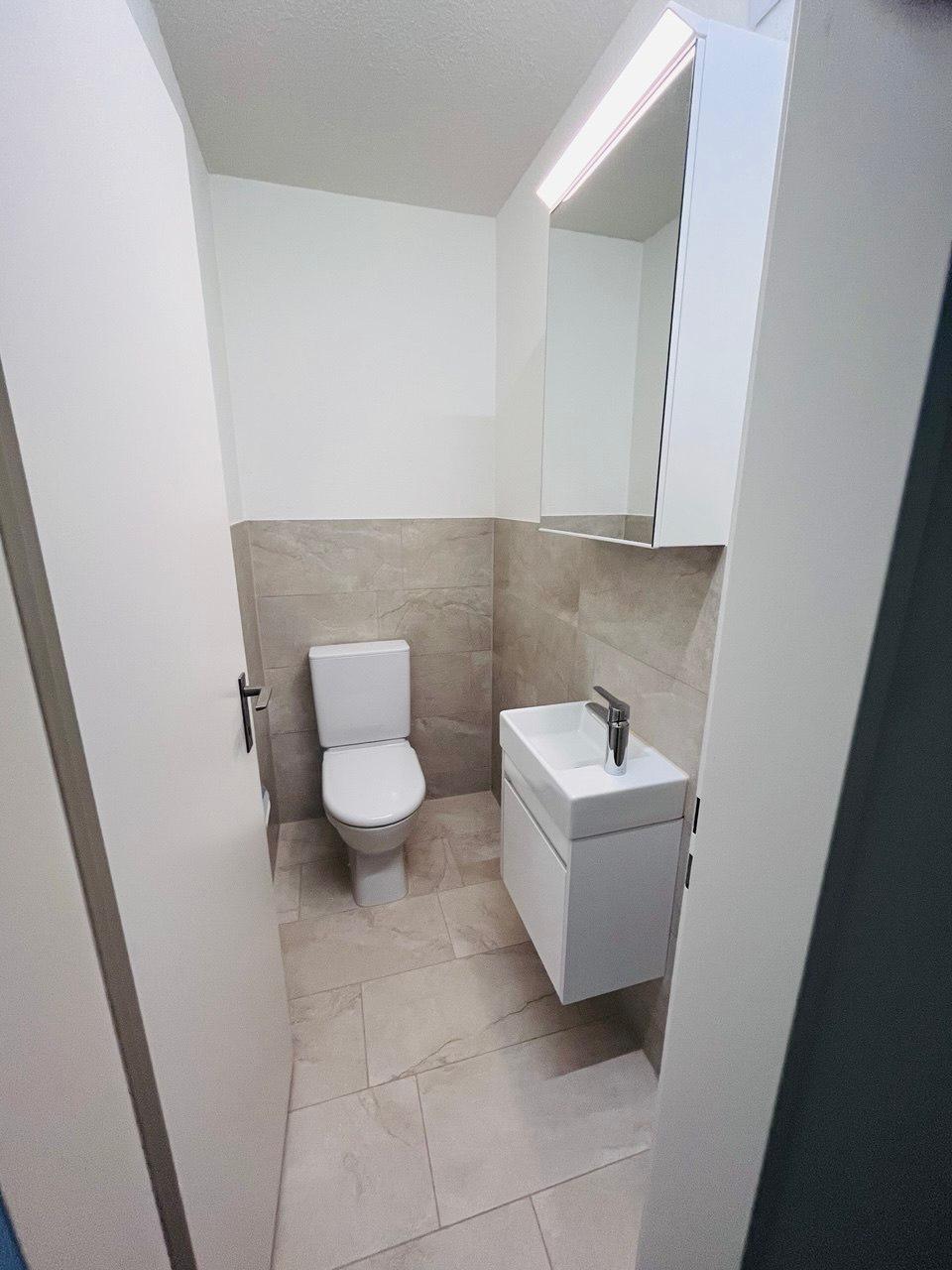 WC nachher – neu saniert